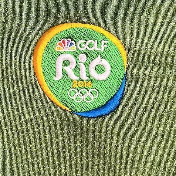 NWT Nike Rio Golf 2016 Olympic Thermr-fit Fleece Lined Half Zip Pullove size M - Picture 4 of 10